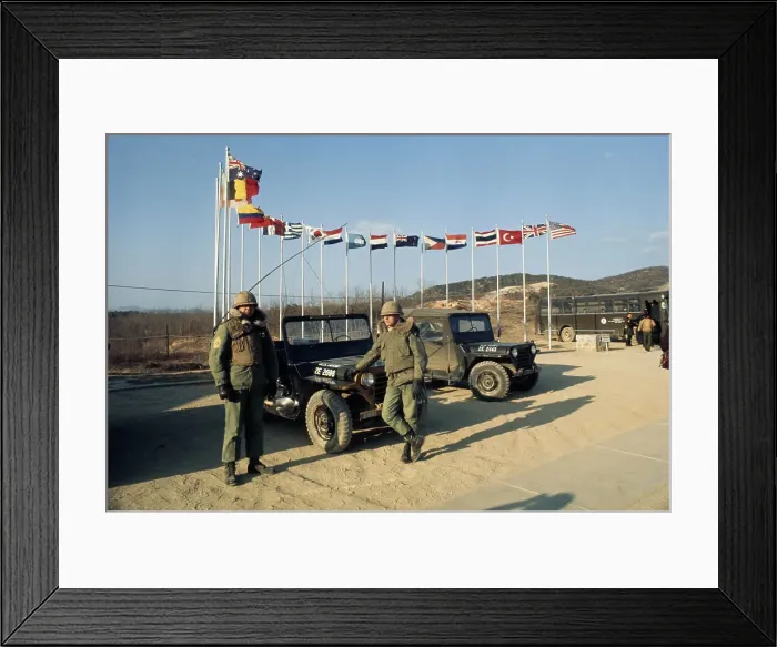 Framed Print : UN Command Troops Framed Print : UN Command Troops