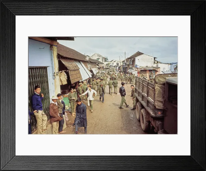 Framed Print : Military Presence, Hue