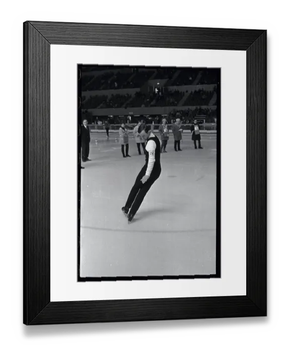 Framed Print : Tim Woods Skating on the Ice Framed Print : Tim Woods Skating on the Ice