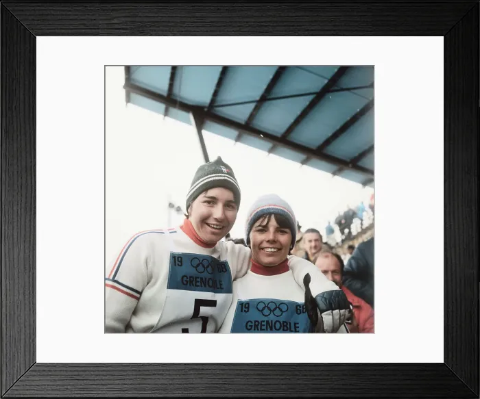 Framed Print : Winners of the Ladies Special Slalom