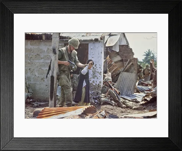 Framed Print : Military Presence, Hue Framed Print : Military Presence, Hue