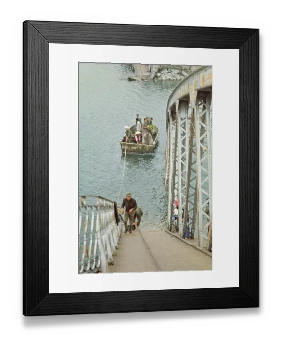 Framed Print : South Vietnamese Refugees, Hue Framed Print : South Vietnamese Refugees, Hue