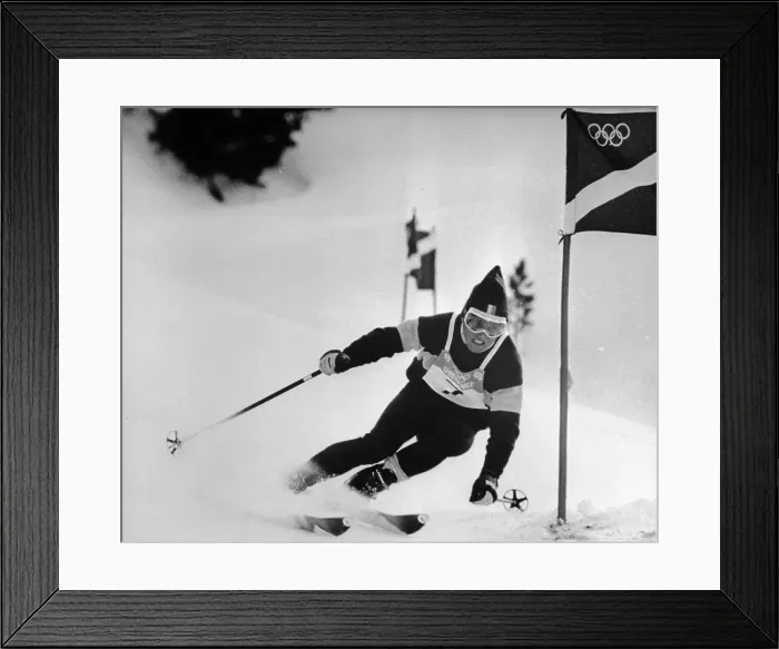 Framed Print : Billy Kidd Skiing at the 1968 Winter Games Framed Print : Billy Kidd Skiing at the 1968 Winter Games
