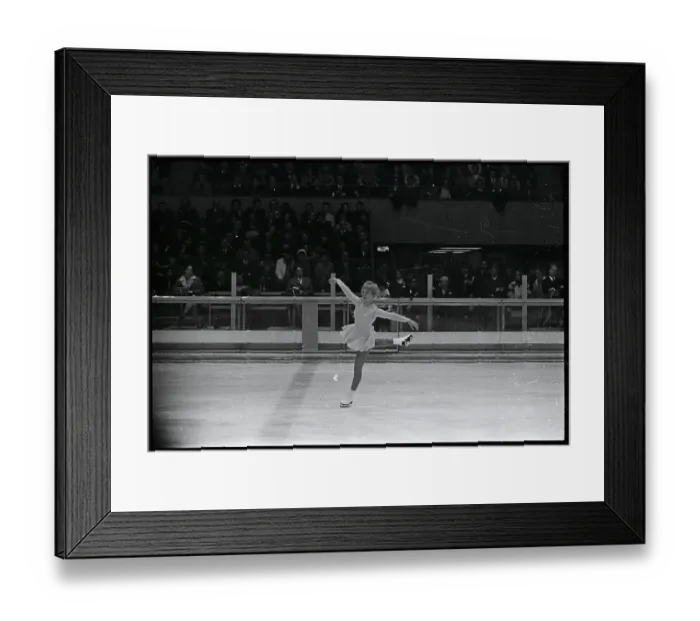 Framed Print : Janet Lynn Skating on the Ice Framed Print : Janet Lynn Skating on the Ice