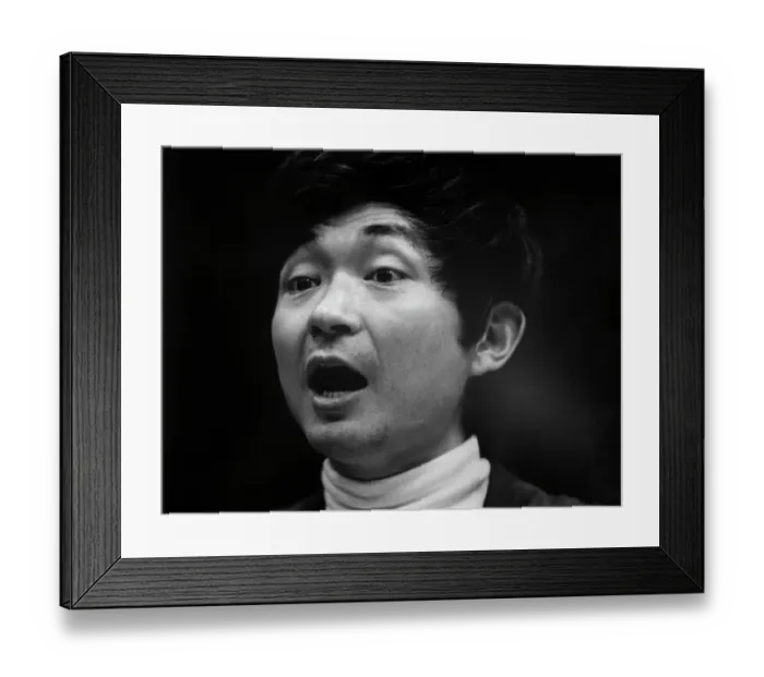 Framed Print : Conductor Seiji Ozawa Framed Print : Conductor Seiji Ozawa