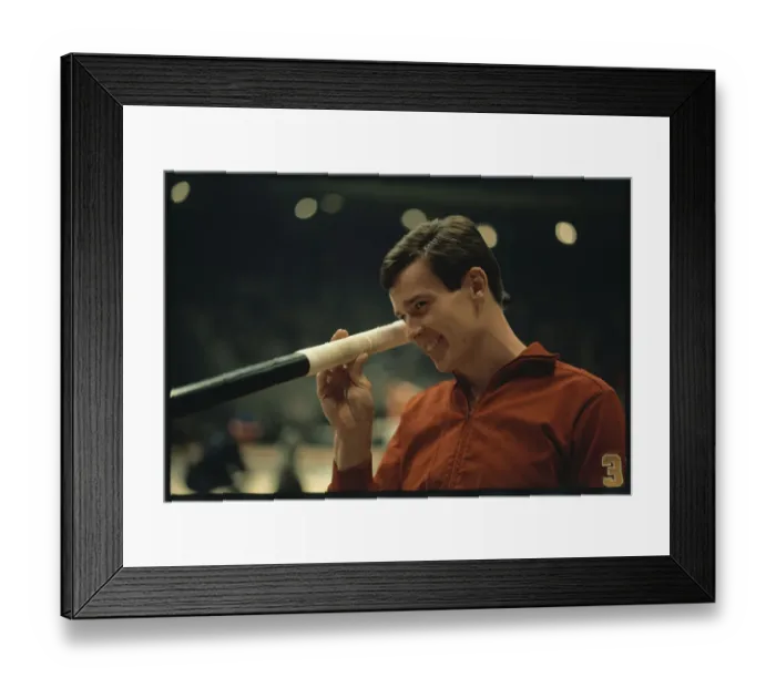 Framed Print : Bob Seagren Holding a Pole Framed Print : Bob Seagren Holding a Pole