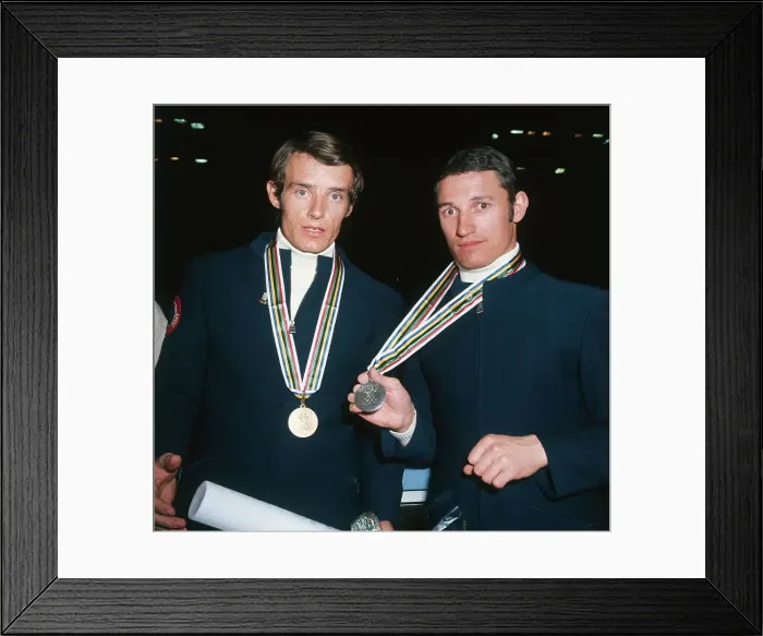 Framed Print : Guy Perillat and Jean-Claude Killy Framed Print : Guy Perillat and Jean-Claude Killy