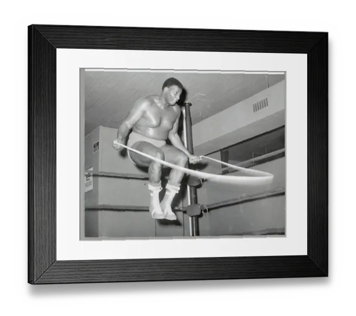 Framed Print : Buster Mathis Skipping Rope Framed Print : Buster Mathis Skipping Rope