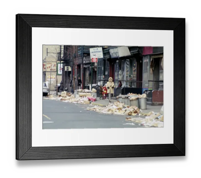 Framed Print : New York Garbage Strike Of 1968 Framed Print : New York Garbage Strike Of 1968