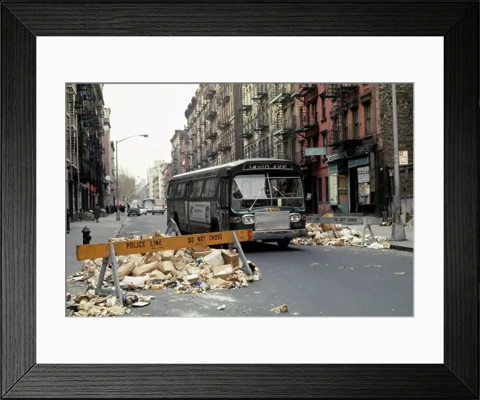 Framed Print : New York Garbage Strike Of 1968 Framed Print : New York Garbage Strike Of 1968