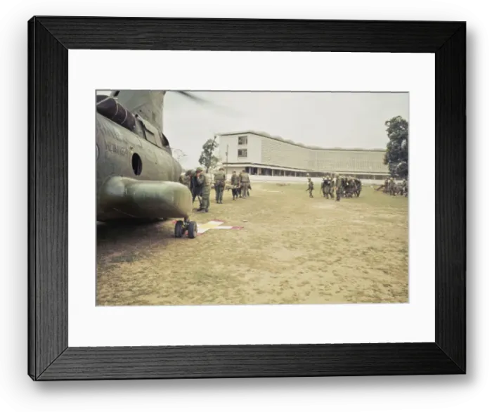 Framed Print : Wounded US Marines, Hue University Framed Print : Wounded US Marines, Hue University
