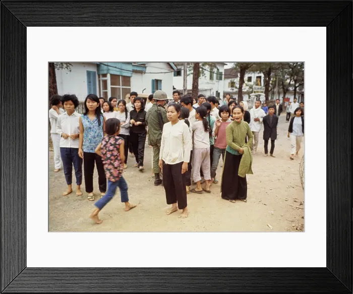 Framed Print : Viet Cong Attack, Hue Framed Print : Viet Cong Attack, Hue
