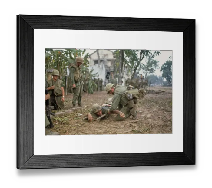 Framed Print : US Marines, Hue