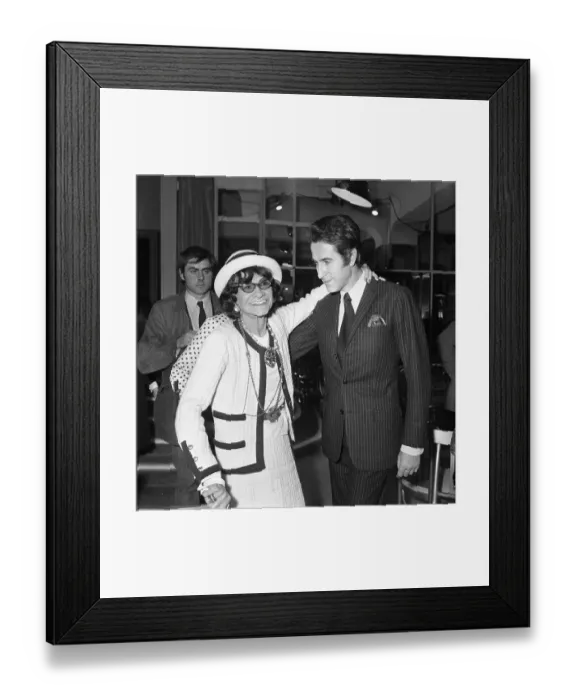 Framed Print : Coco Chanel and Jacques Chazot Framed Print : Coco Chanel and Jacques Chazot