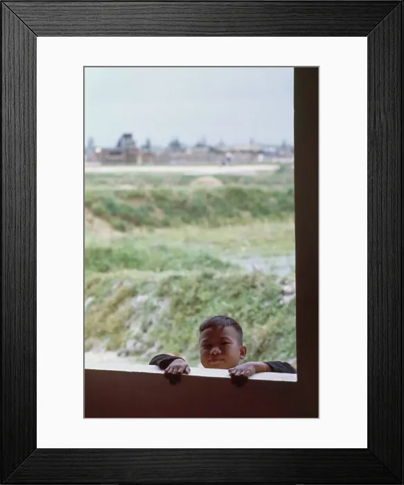 Framed Print : Vietnamese Boy, Hue Framed Print : Vietnamese Boy, Hue