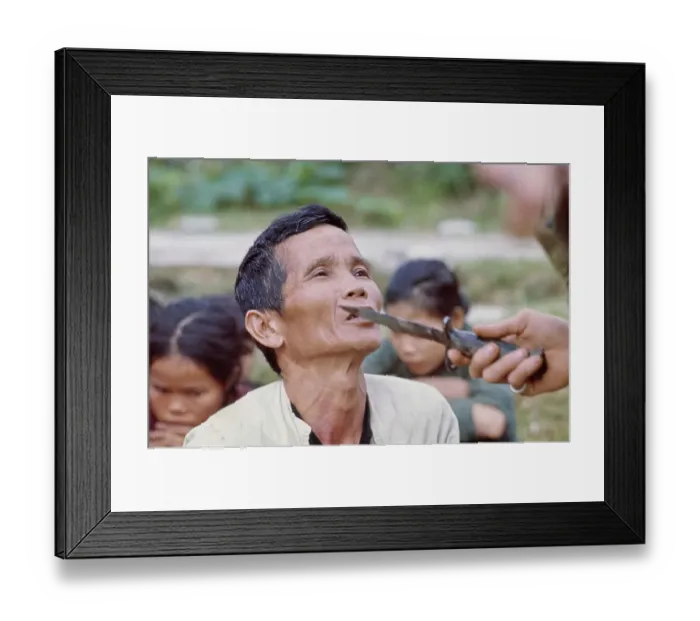 Framed Print : Captured Viet Cong Suspect Framed Print : Captured Viet Cong Suspect