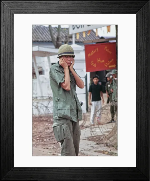 Framed Print : US Marines, Hue
