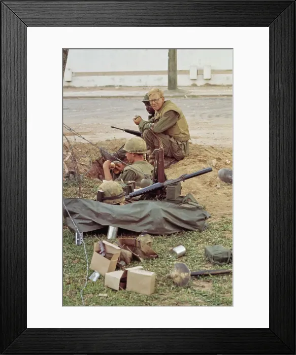 Framed Print : US Marines, Hue Framed Print : US Marines, Hue