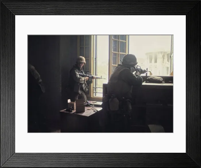 Framed Print : US Marines, Hue Framed Print : US Marines, Hue