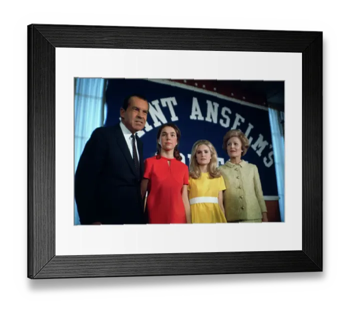 Framed Print : Richard Nixon and Family Campaigning in New Hampshire Framed Print : Richard Nixon and Family Campaigning in New Hampshire