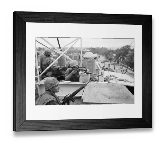 Framed Print : Sharpshooters in Tower Framed Print : Sharpshooters in Tower