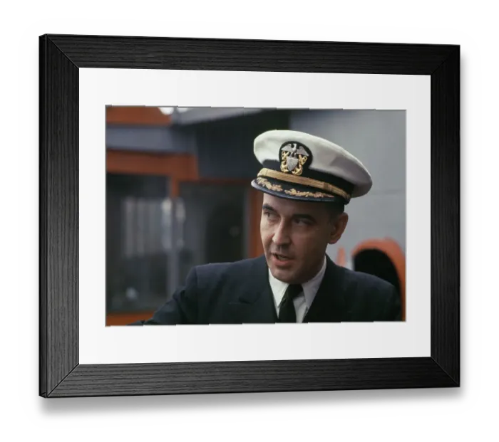 Framed Print : Captain J Edward Snyder
