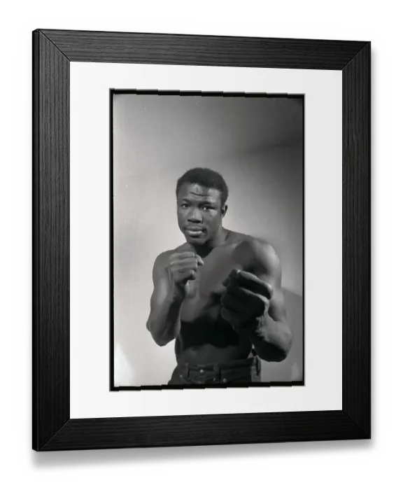 Framed Print : Emile Griffith in Fighting Pose Framed Print : Emile Griffith in Fighting Pose