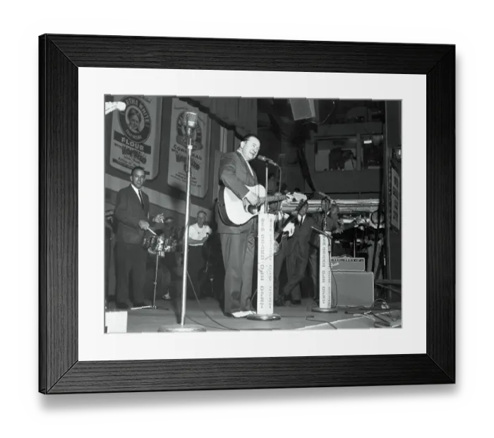 Framed Print : Tex Ritter Playing Guitar and Singing at Grand Ole Opry Framed Print : Tex Ritter Playing Guitar and Singing at Grand Ole Opry
