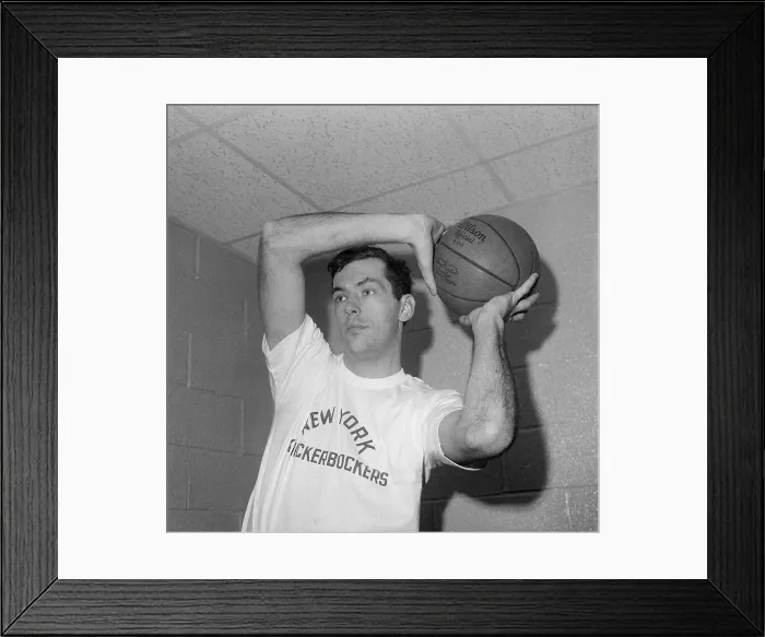 Framed Print : Bill Bradley in Posed Action Shot Framed Print : Bill Bradley in Posed Action Shot