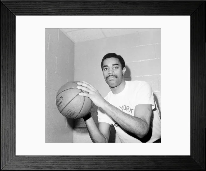 Framed Print : Walt Frazier in Posed Action Shot Framed Print : Walt Frazier in Posed Action Shot