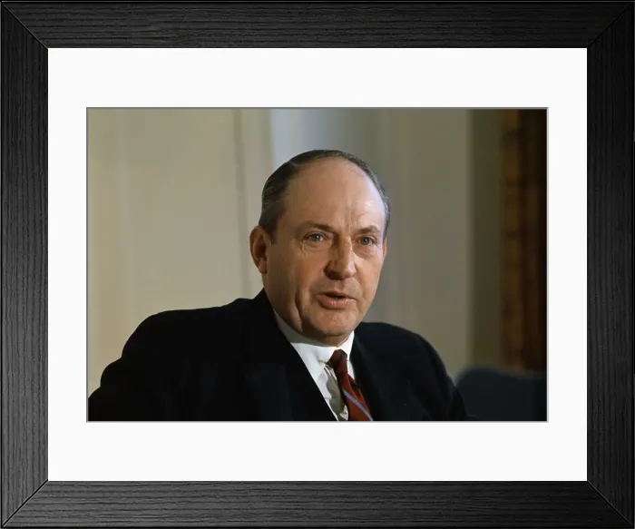 Framed Print : Portrait of William B. Saxbe Framed Print : Portrait of William B. Saxbe