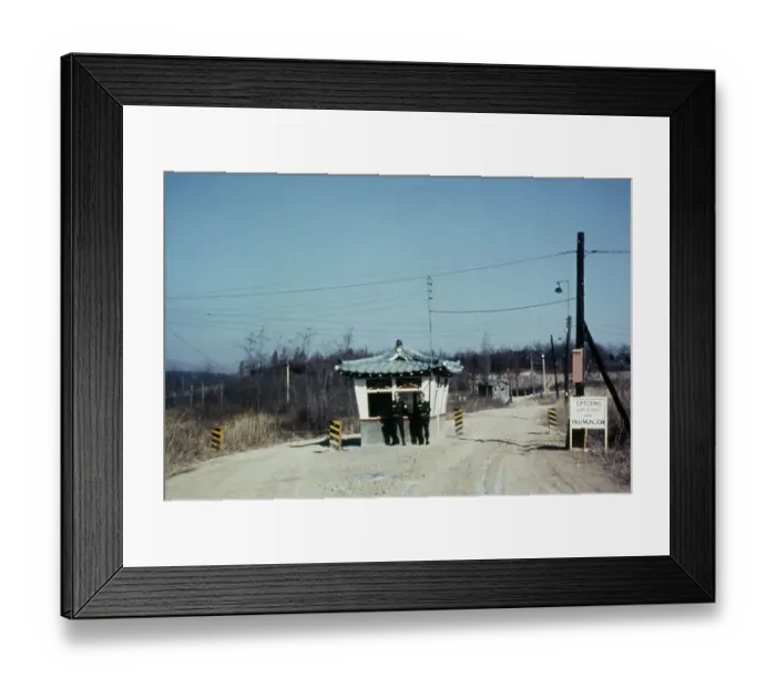 Framed Print : Entrance To Joint Security Area, Korea Framed Print : Entrance To Joint Security Area, Korea