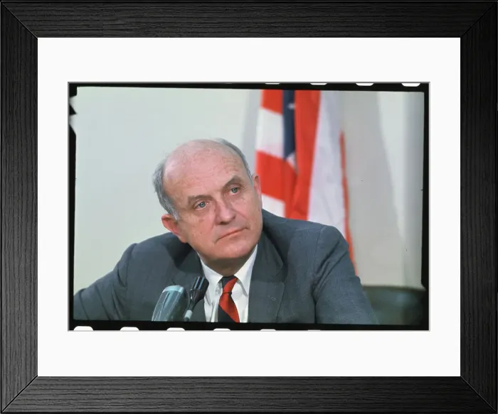 Framed Print : Portrait of Roger L. Stevens Framed Print : Portrait of Roger L. Stevens
