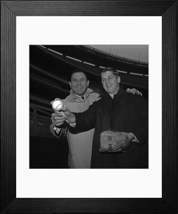 Framed Print : Gil Hodges with Tom Seaver Framed Print : Gil Hodges with Tom Seaver