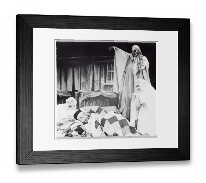 Framed Print : Nightmarish Apparitions Scaring Two Old People Framed Print : Nightmarish Apparitions Scaring Two Old People