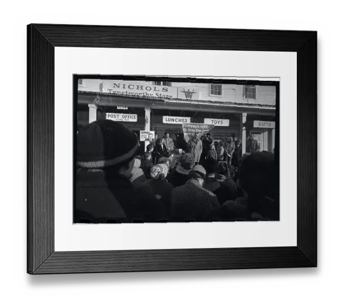 Framed Print : Governor George Romney Speaking to Supporters Framed Print : Governor George Romney Speaking to Supporters