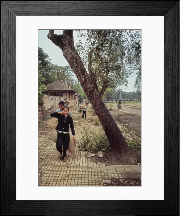 Framed Print : Hue Refugees
