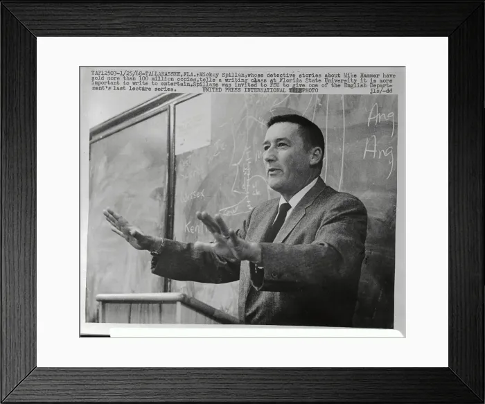 Framed Print : Mickey Spillanes Raised Framed Print : Mickey Spillanes Raised