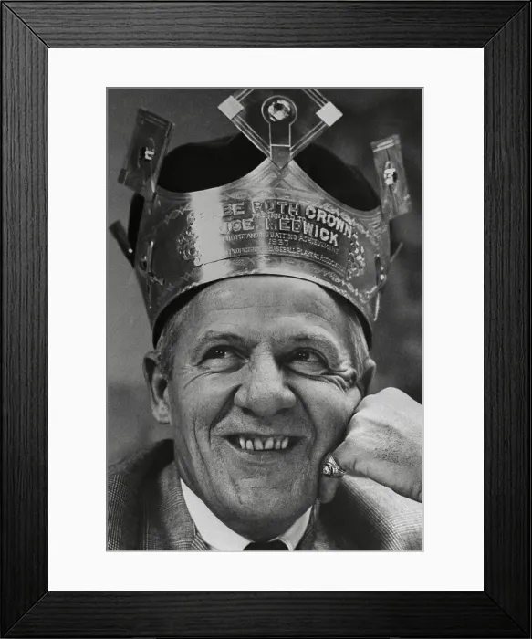 Framed Print : Joe Medwick Wearing Crown Framed Print : Joe Medwick Wearing Crown