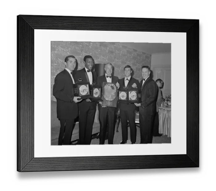Framed Print : Sports Greats Receiving Awards Framed Print : Sports Greats Receiving Awards