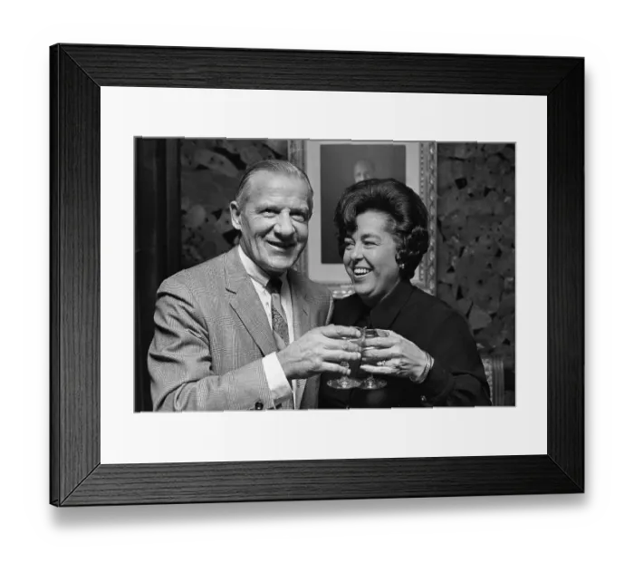 Framed Print : Joe and Isabel Nedwick Making a Toast Framed Print : Joe and Isabel Nedwick Making a Toast