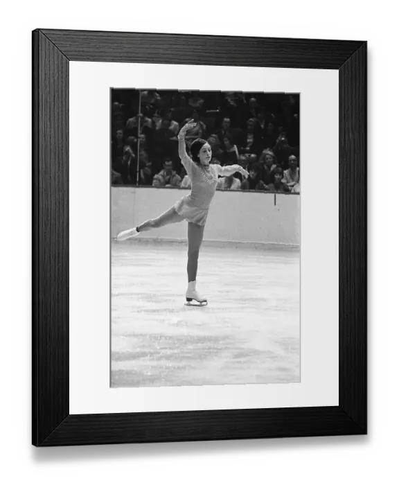 Framed Print : Peggy Fleming Skating