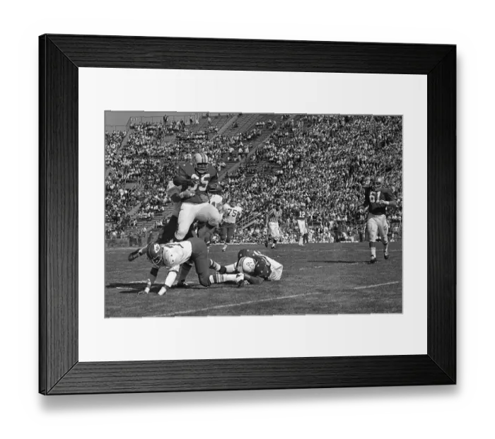 Framed Print : Jim Nance Making A Football Play Framed Print : Jim Nance Making A Football Play