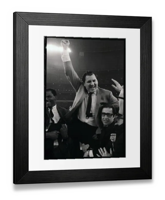 Framed Print : Guy Lewis Being Carried After Game Framed Print : Guy Lewis Being Carried After Game