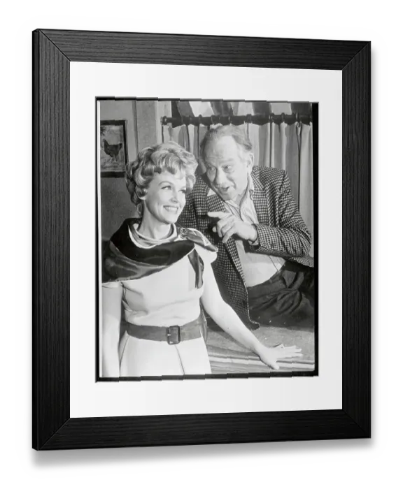 Framed Print : Melvyn Douglas and Barbara Britton Starring in Spofford Framed Print : Melvyn Douglas and Barbara Britton Starring in Spofford