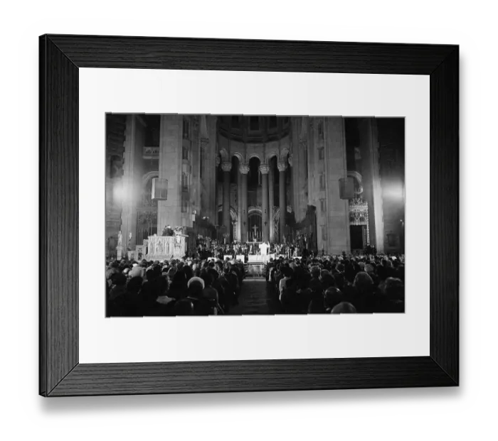 Framed Print : Duke Ellington Concert in Cathedral Framed Print : Duke Ellington Concert in Cathedral