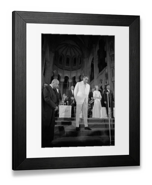 Framed Print : Duke Ellington at the Cathedral of St. John the Divine Framed Print : Duke Ellington at the Cathedral of St. John the Divine
