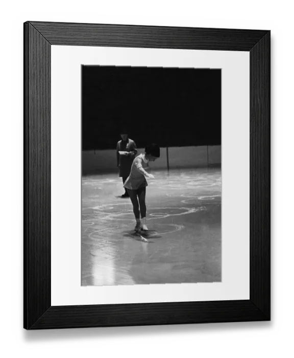 Framed Print : Peggy Fleming Skating on Ice Framed Print : Peggy Fleming Skating on Ice