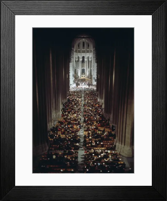 Framed Print : Duke Ellington At Cathedral Of St John The Divine Framed Print : Duke Ellington At Cathedral Of St John The Divine