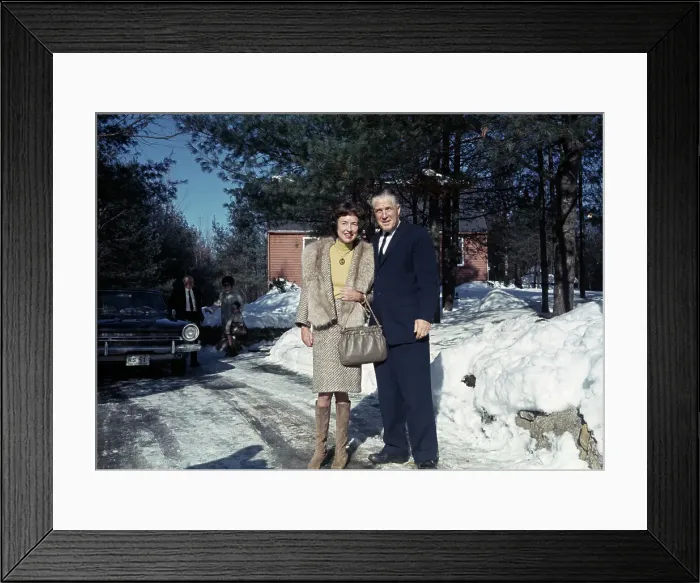 Framed Print : George Romney And Wife Lenore Framed Print : George Romney And Wife Lenore